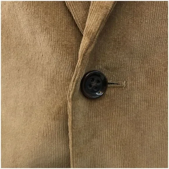 STAFFORD Mens‎ Corduroy Blazer Sport Coat Casual Jacket Size 42R Classic Suit